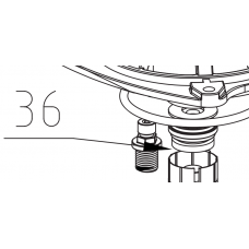 36. Резиновое кольцо двигателя MD40