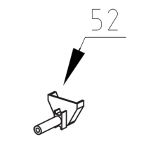 52. Посадочное место клапана газ баллона (треугольник) MD40