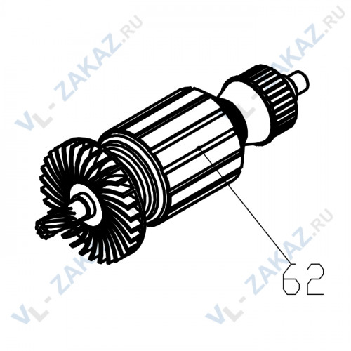 62. Ротор CAYKEN SCY-18PA 62. Ротор CAYKEN SCY-18PA